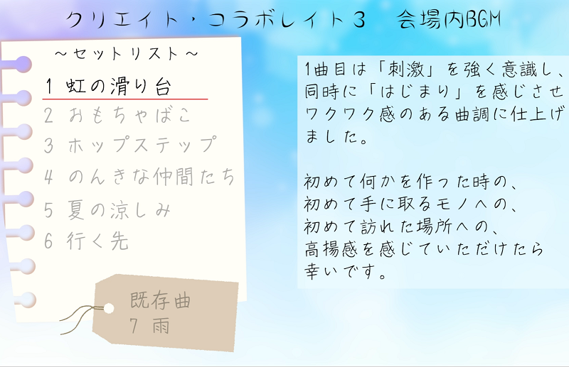 オリジナルBGM/ジングル制作　爽やか、ゆったり、可愛い系が得意です！