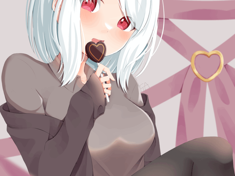 女の子の一枚イラスト描きます