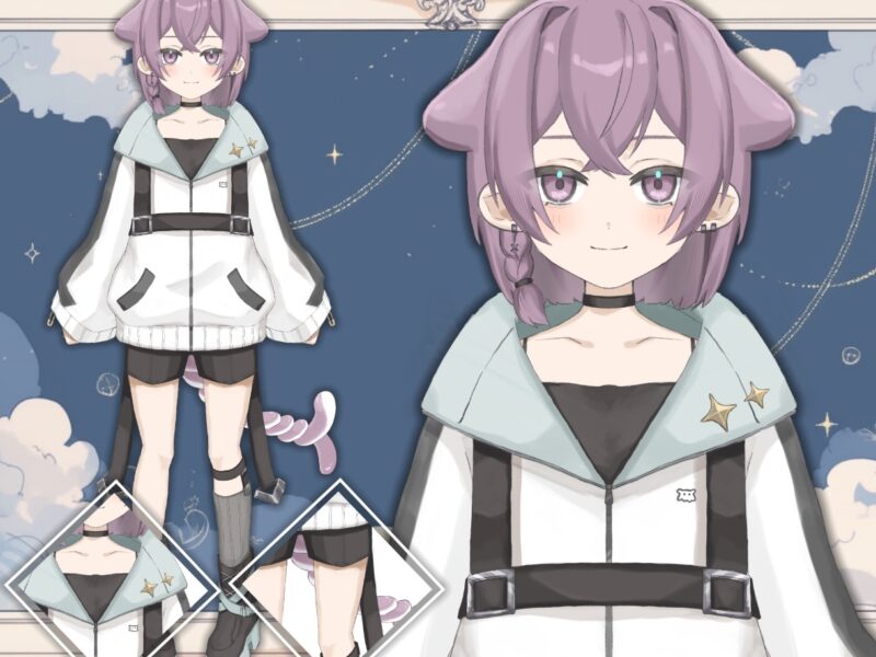 一括制作！男性・女性VTuberモデル制作します