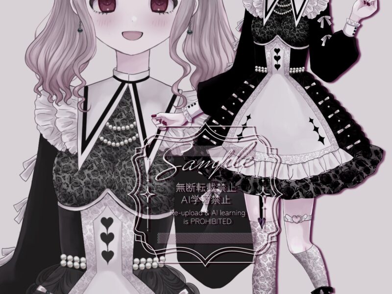 IRIAMの立ち絵制作