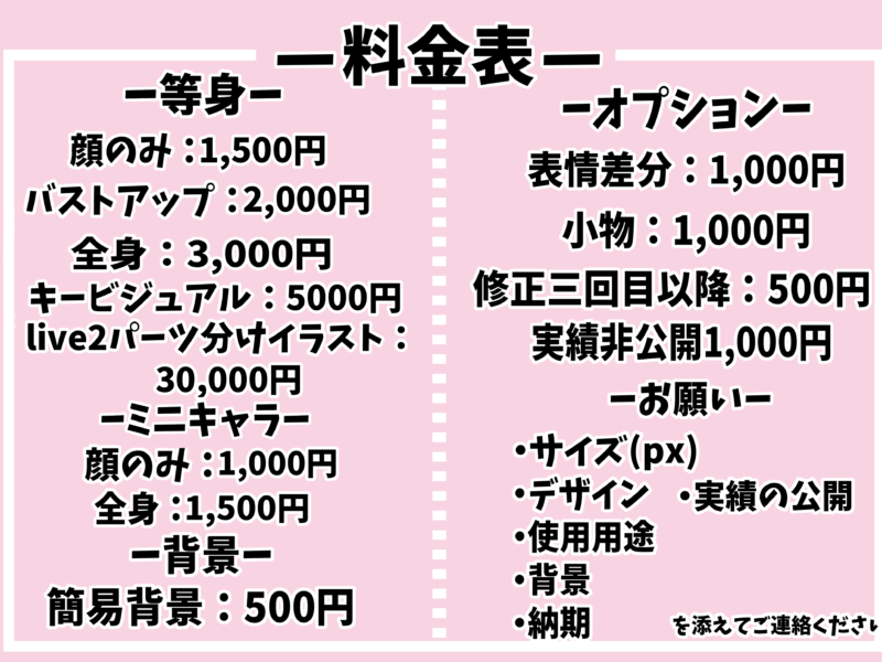 活動用イラストを描きます！