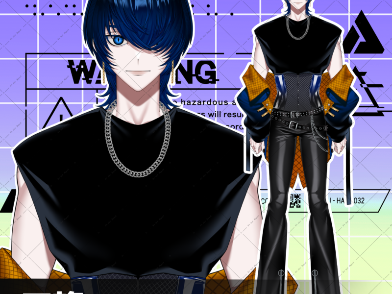 キャラデザ込み！パーツ分け立ち絵制作