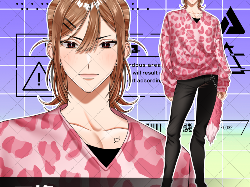 キャラデザ込み！パーツ分け立ち絵制作