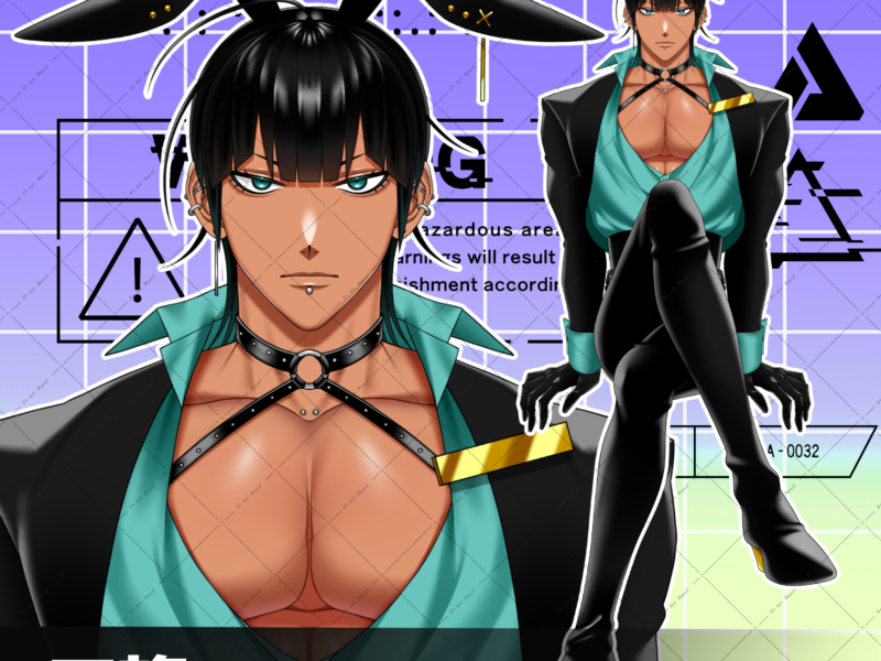 キャラデザ込み！パーツ分け立ち絵制作