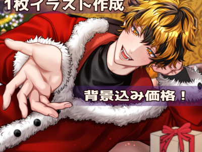 背景込み！YouTubeサムネサイズの1枚絵制作します！