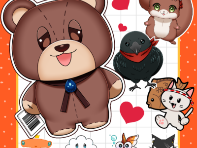 ２頭身程のマスコット制作！