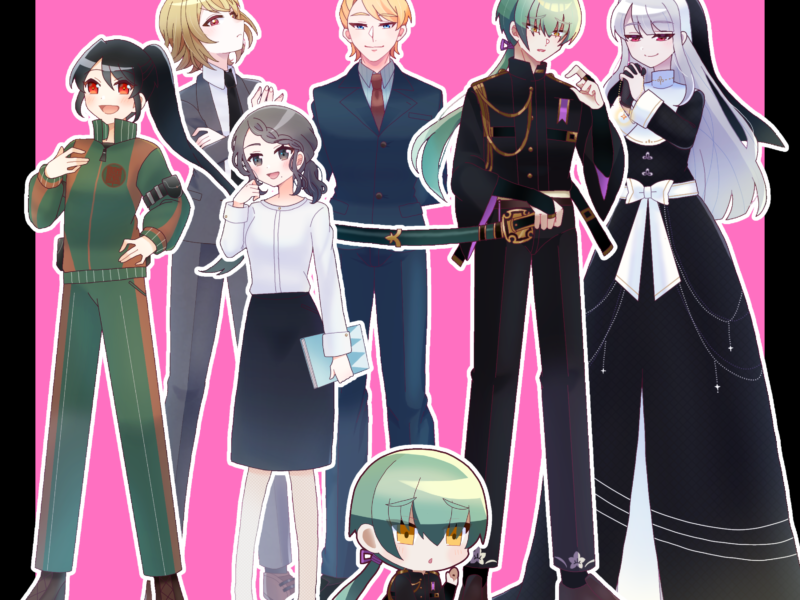 キャラクター立ち絵制作