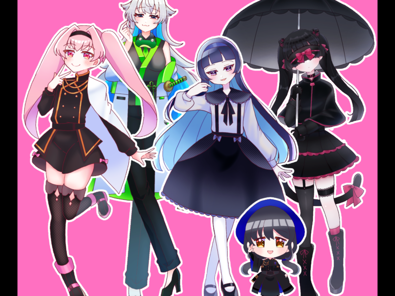 キャラクター立ち絵制作