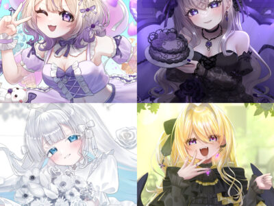 1枚絵・立ち絵・パーツ分けイラスト等制作いたします